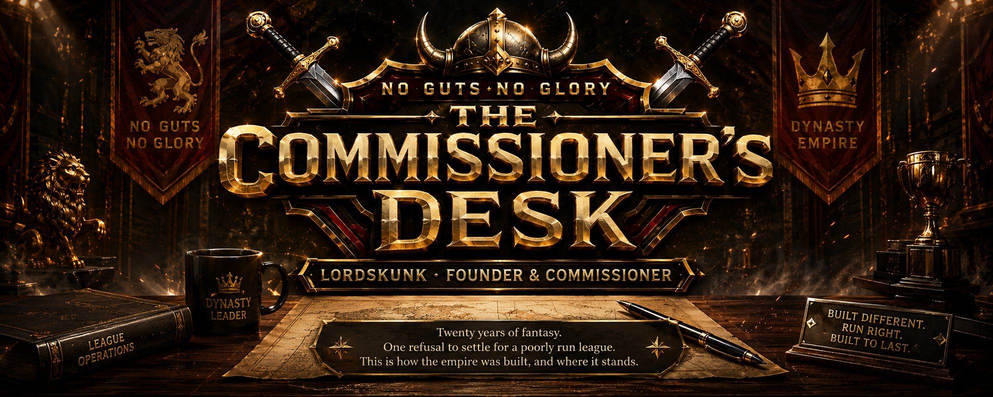 The Commissioner's Desk &mdash; No Guts No Glory, a LordSkunk production